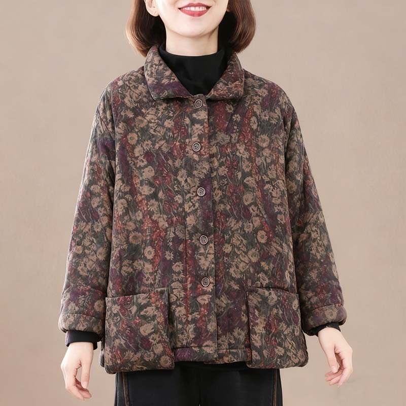 Kabát pro ženy Zesílený Podzim Zima Větruodolný Nadměrný Vodotěsný Ležérní Bunda