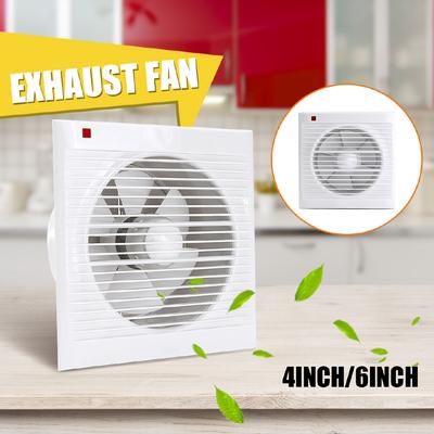 4-8" Nástěnný odsávací ventilátor Koupelnové okno Vodotěsný Tichý Větrání Pro kuchyň Toaleta Větrací ventilátory 20W