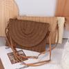 Straw Clutch Handbag Summer Beach Straw Purse For Women Woven Envelope Bag Shoulder Woven Crossbody Bag Beach Bag