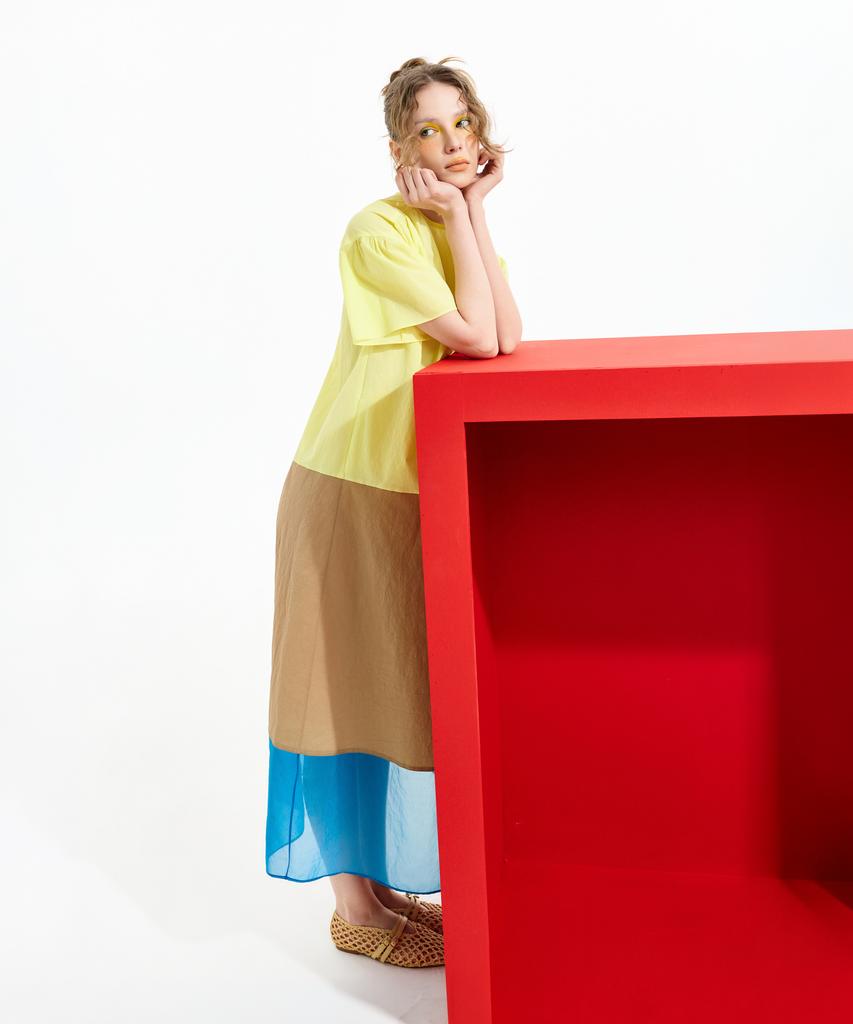 Seunoya 26Ss Air Fit Color Layer Dress
