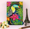 R-YOB01-04  Custom Handmade Leather Diary DIY Crystal Diamond Painting Notebook for Adults