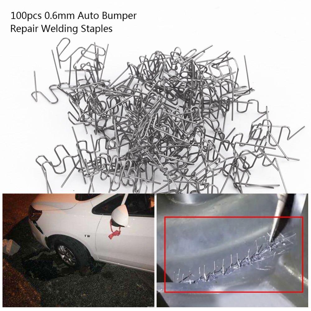 500Pcs Solid Welding Staples Rustless Steel Wave Hot Staples Sturdy Staples  Repair Machine