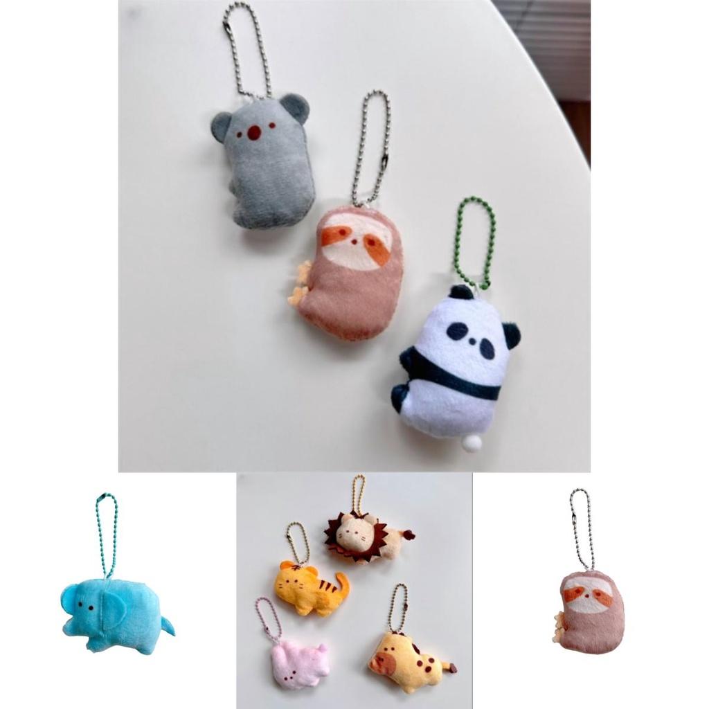 Adorable Stuffed Animal Keychains With Super Soft Short Plush Fur