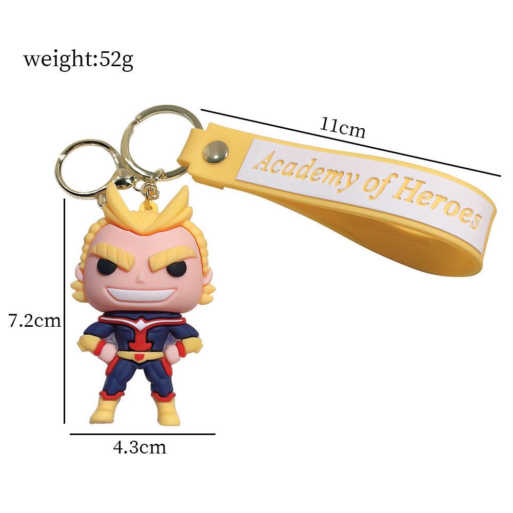 My Hero Academia Keychain Figure Cute Deku Bakugo Shoto Kirishima All Might