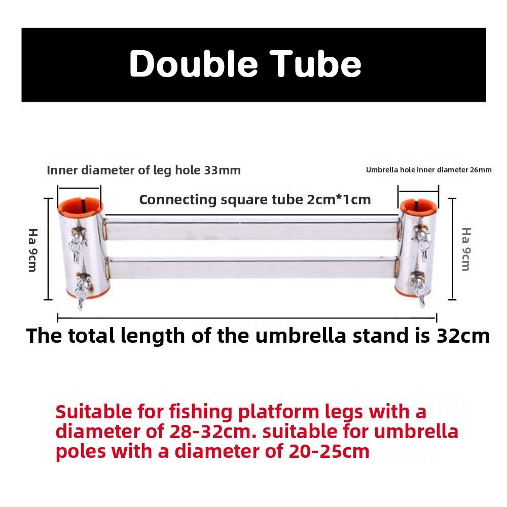 Universal Fishing Umbrella Stand Windproof Thickened Fishing Umbrella Holder Large Stainless Steel Frame Diaotai Accessories