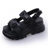 Sandali Casual Estivi Muffin Bottom Open Toe Tacco Inclinato Scarpe da Donna Taglia Grande Scarpe Romane
