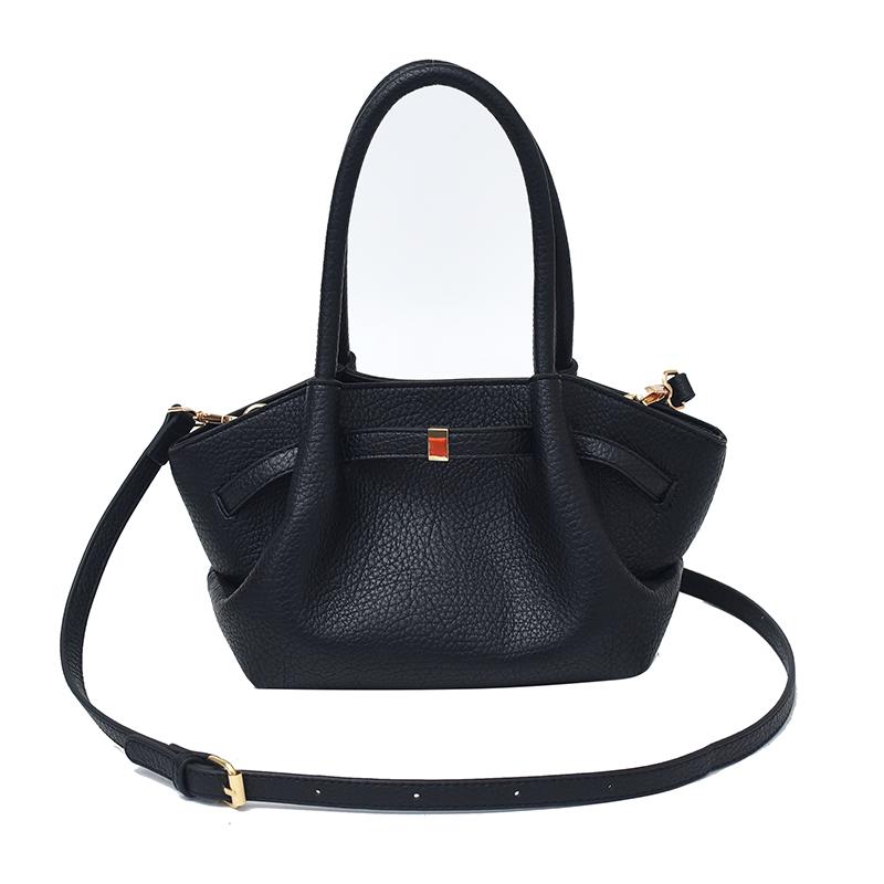 Retro Solid Pu Crossbody Bag Fashionable Women'S Shoulder Bag New Multifunctional Commuting Casual Handbag Premium