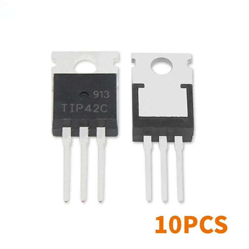 5/10PCS TO-220 Transistor TIP41C TIP42C 100V 6A NPN Transistors TIP41 TIP42