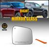 For 2011- Grand Cherokee Dodge Durango Mirror Glass Heated Passenger Side