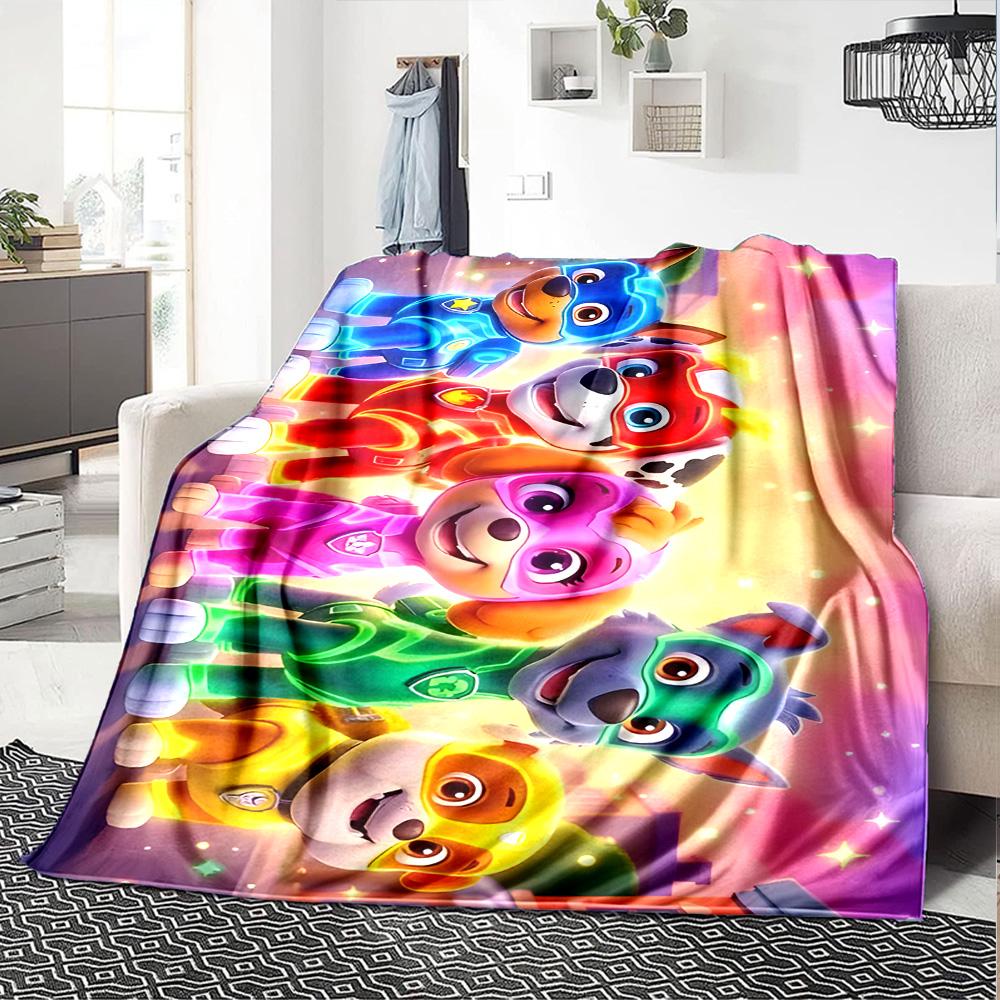 1pc Paw Paw21 Blanket, Gift, for Men and Women, Soft Blanket, Good for Sofa Bed Couch Travel, Lightweight Flannel Blanket