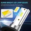 180W H11 12V Bulbs 9005/HB3 9006/HB4 H1 H4 H7 H13 9004 9007, 25000LM Super Bright LED Car Headlight, COB Chip, 6000K White