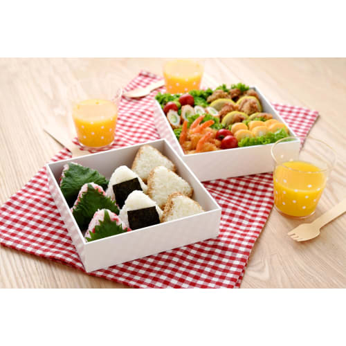 Ernest Onigiri Case, Bento Box (Side Dishes Compatible), Onigiri Mold (Easy Onigiri Kit & Case, Musubito), Beige, A-77371, Favourite Brand of Major Re