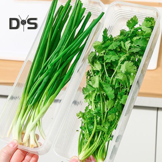 Cutie transparentă de depozitare pentru frigider, 1/3 buc. Organizator de legume, fără BPA, stivuabilă, multifuncțională, pentru păstrarea proaspetelor