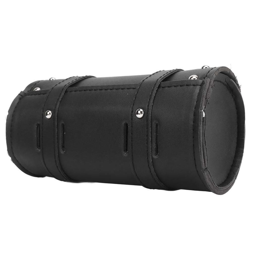 1Pcs Motorcycle Tool Bag Black 2 Strap Buckle Closure Tool Waterproof Wear Resistant Multifunctional for Motorbike