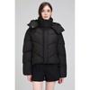 Womens Short Hooded Winter Puffer Coat Loose Fit Warm Cotton Jacket Petite Girls