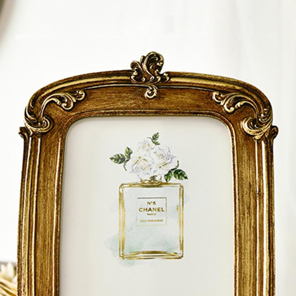 Vintage Baroque Style Picture Frame Elegant Decor for Bedroom or Bar
