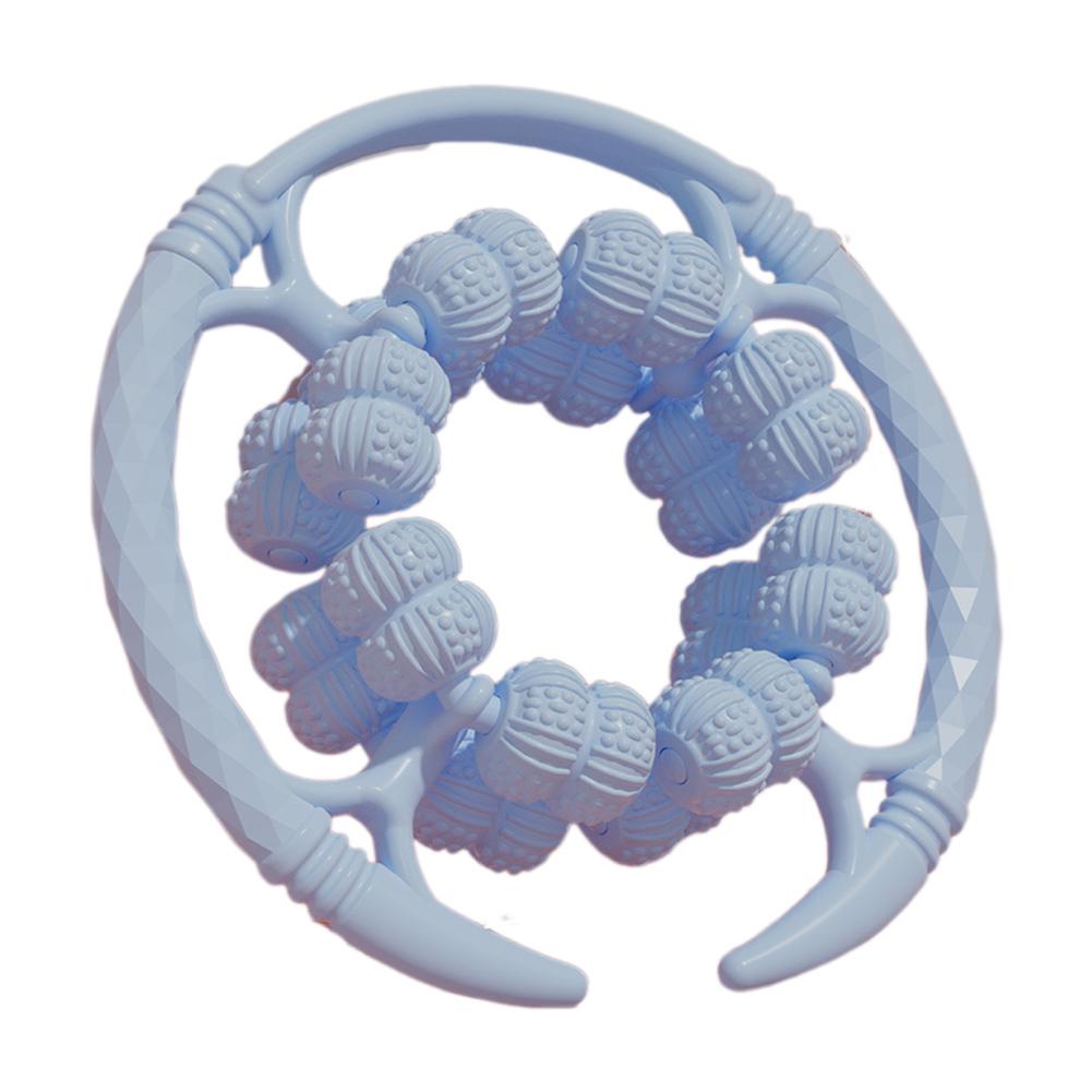 Circular Leg Clamps Roller Ergonomic Massage Roller Muscle Roller Calf & Thigh Roller for Cellulite Lymphatic Drainage