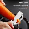 Fruit Vegetable Peeler Stainless Steel Potato Peeler with Bottle Opener Rust-Proof Dishwasher Safe Multi-Function Kitchen Tool for Thick Thin Skins