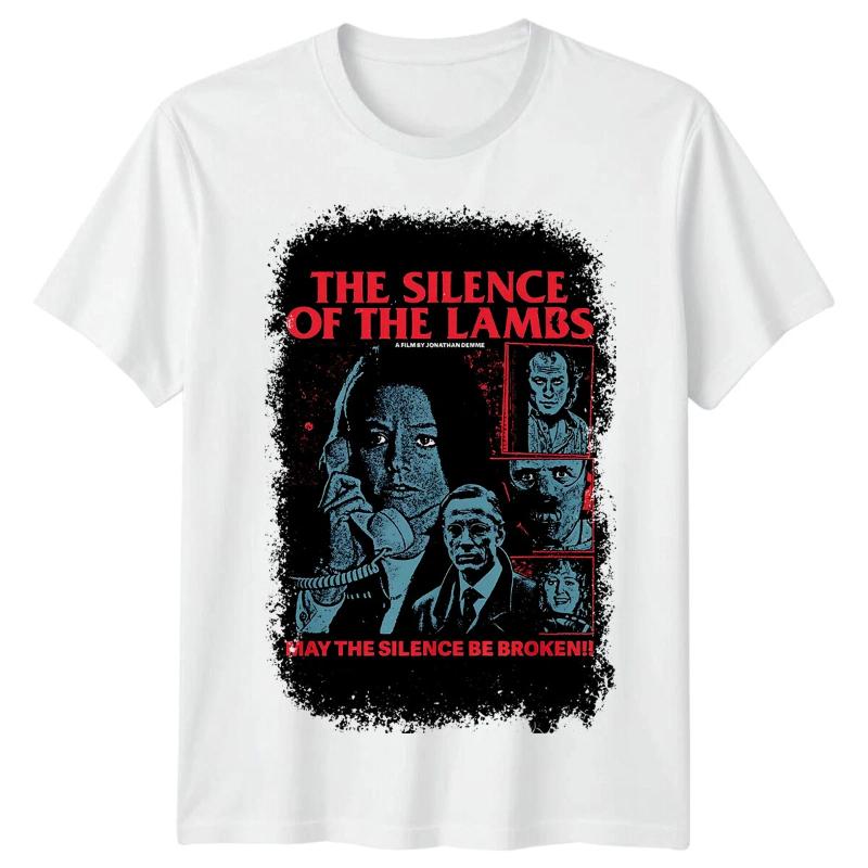 The Silence of the Lambs () Movie Poster Inspired TShirt Retro s Tee