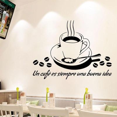 Autocolant Perete Sufragerie Restaurant Decalcomani Tapet Decorare Acasa Autocolante Cafea