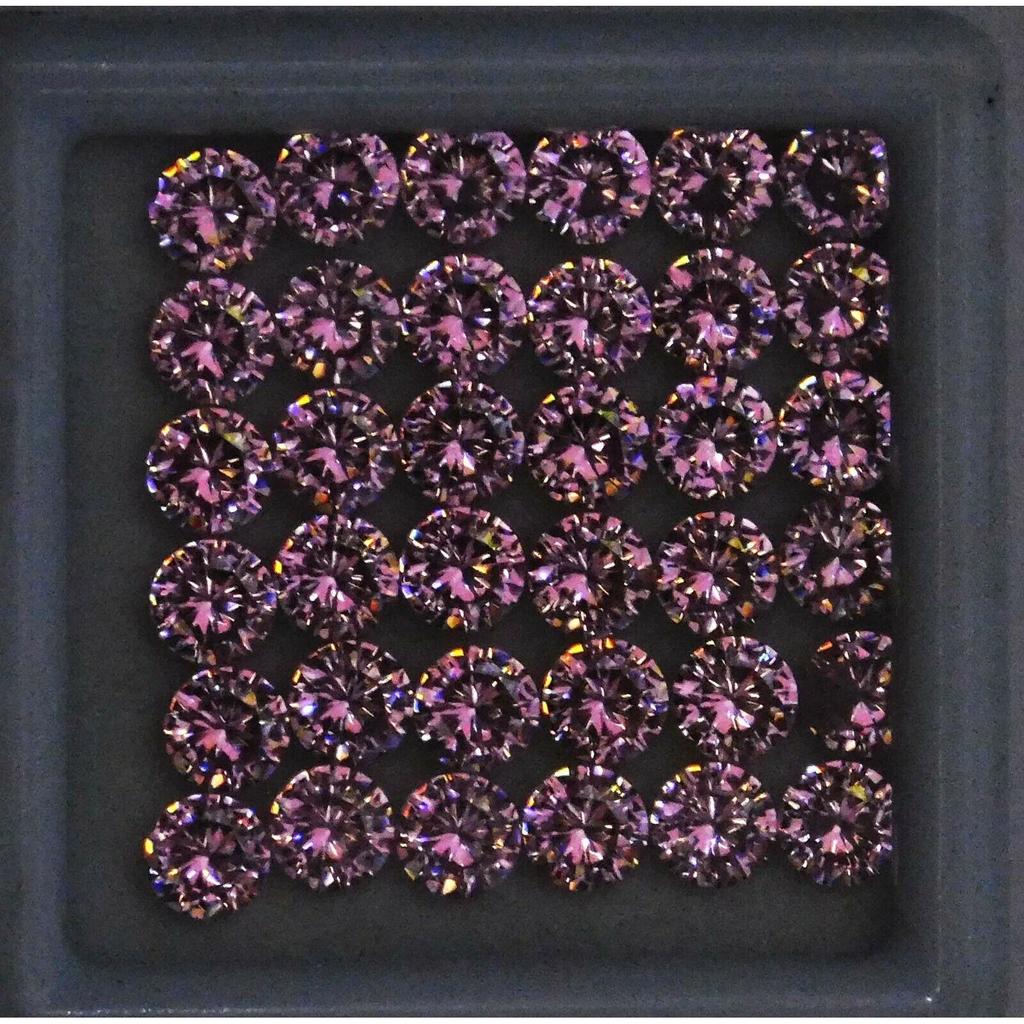 CERTIFIED Natural Pink Sapphire 16 Pcs, 5 MM Round Cut Loose Gemstone Lot