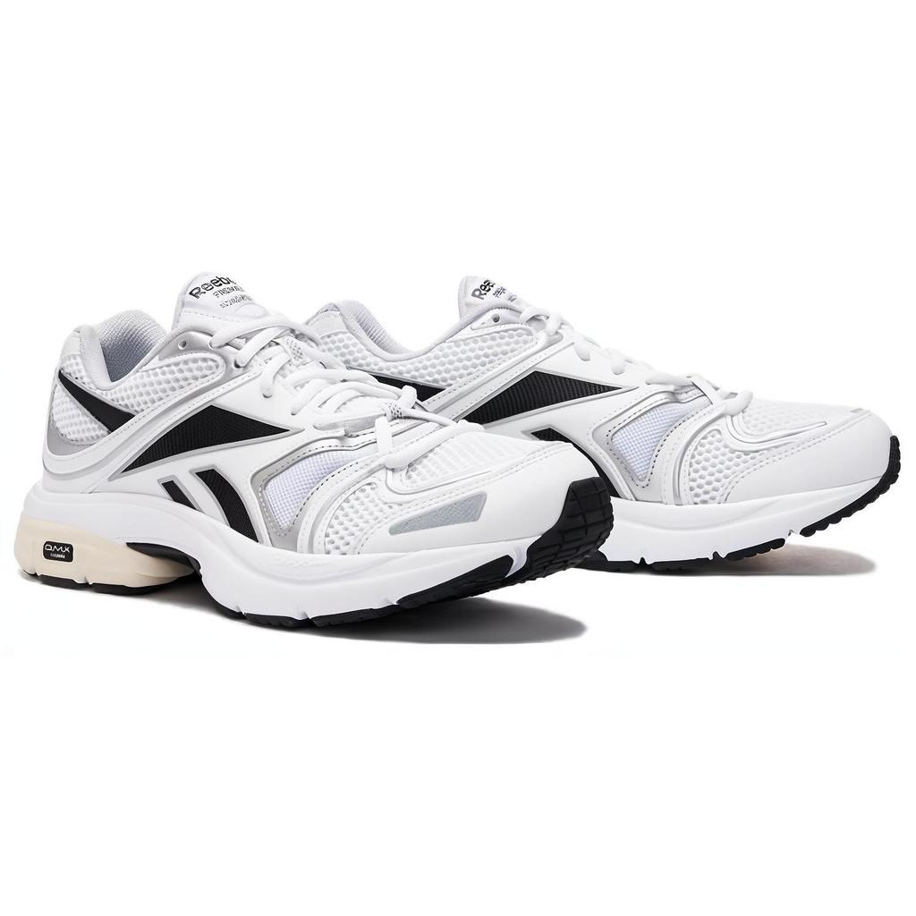 Reebok Premier Road Comfortable Versatile Fabric Synthetic Leather Low-Top Casual Running Shoes Unisex Sneaker White 100070278