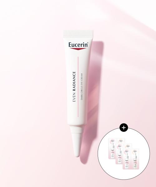 Eucerin Even Radiance Dark Circle Eye Cream 15ml + Duo Ampoule 6ml Gift none