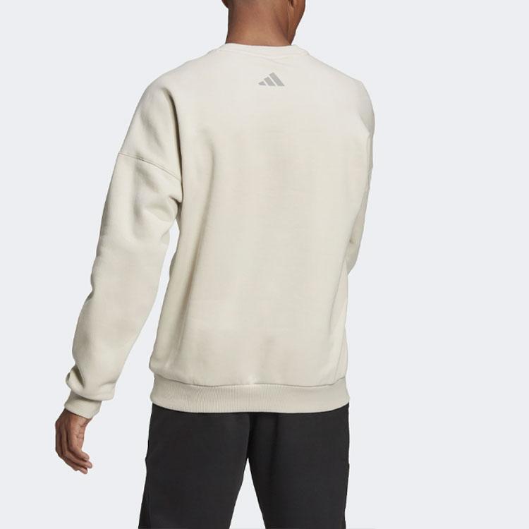 Adidas Horská grafická mikina Pánské topy Béžová GL5691