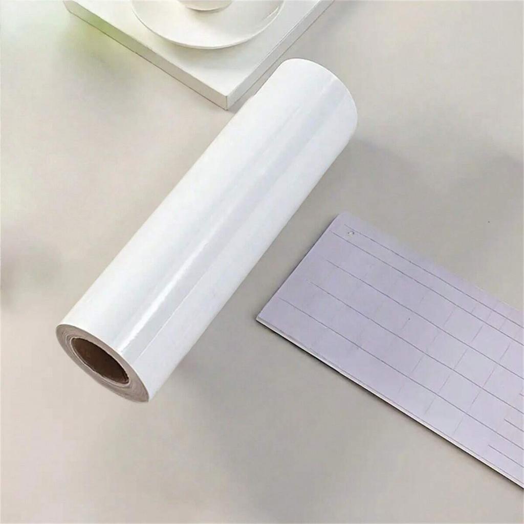 1 Stück 10 m / 393,7 Zoll Selbstklebender Wand- und Bodenaufkleber - Rutschfest, Abnehmbare Tapete für Treppen, Böden, Küche, Arbeitsplatten,