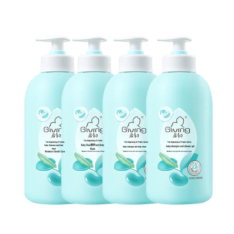 Qichu Baby Gentle Shampoo & Shower Gel 520ml 4-Pack