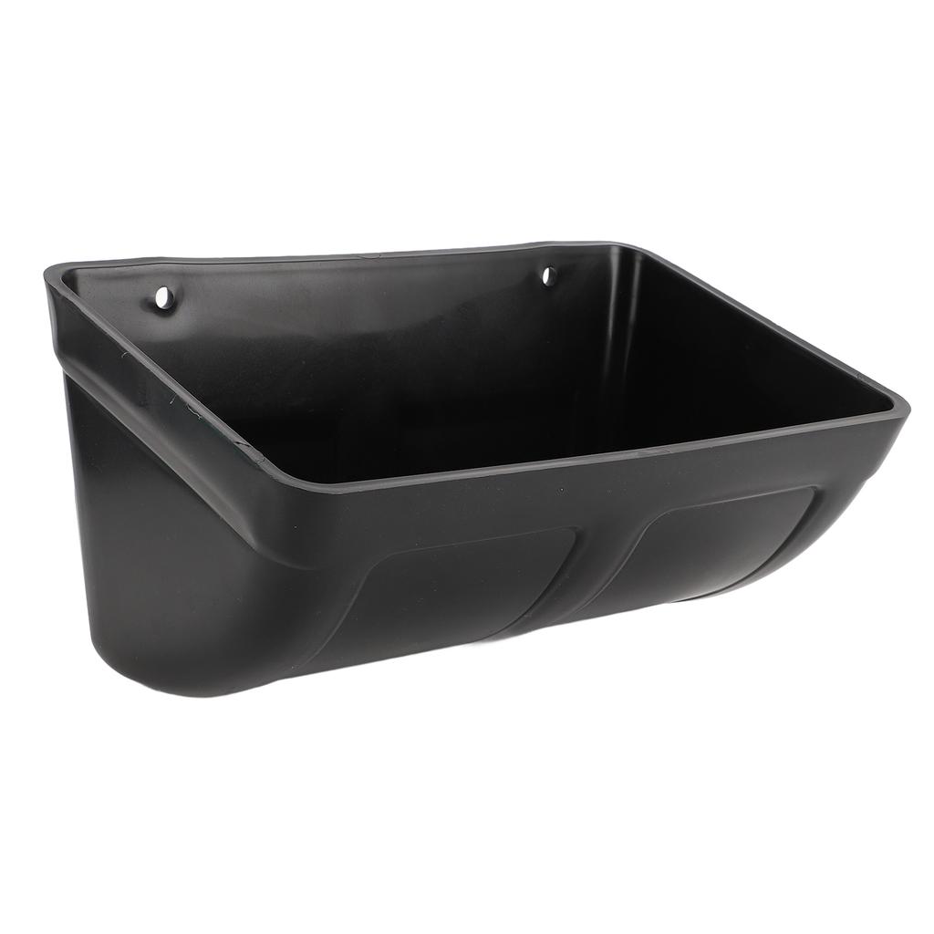 Hrănitor Pui Capră Plastic Agățat Hrănitor Gard Adăpător Jgheab cu Cleme pentru Rață Gâscă Oaie