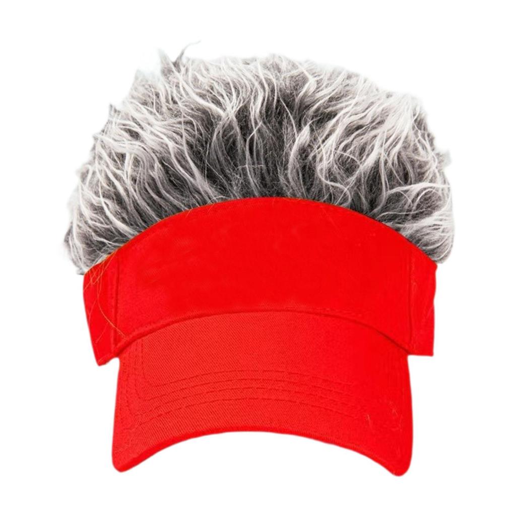Hair Hat for Men Novelty Creative Funny Decoration Baseball Hat for Women Adults