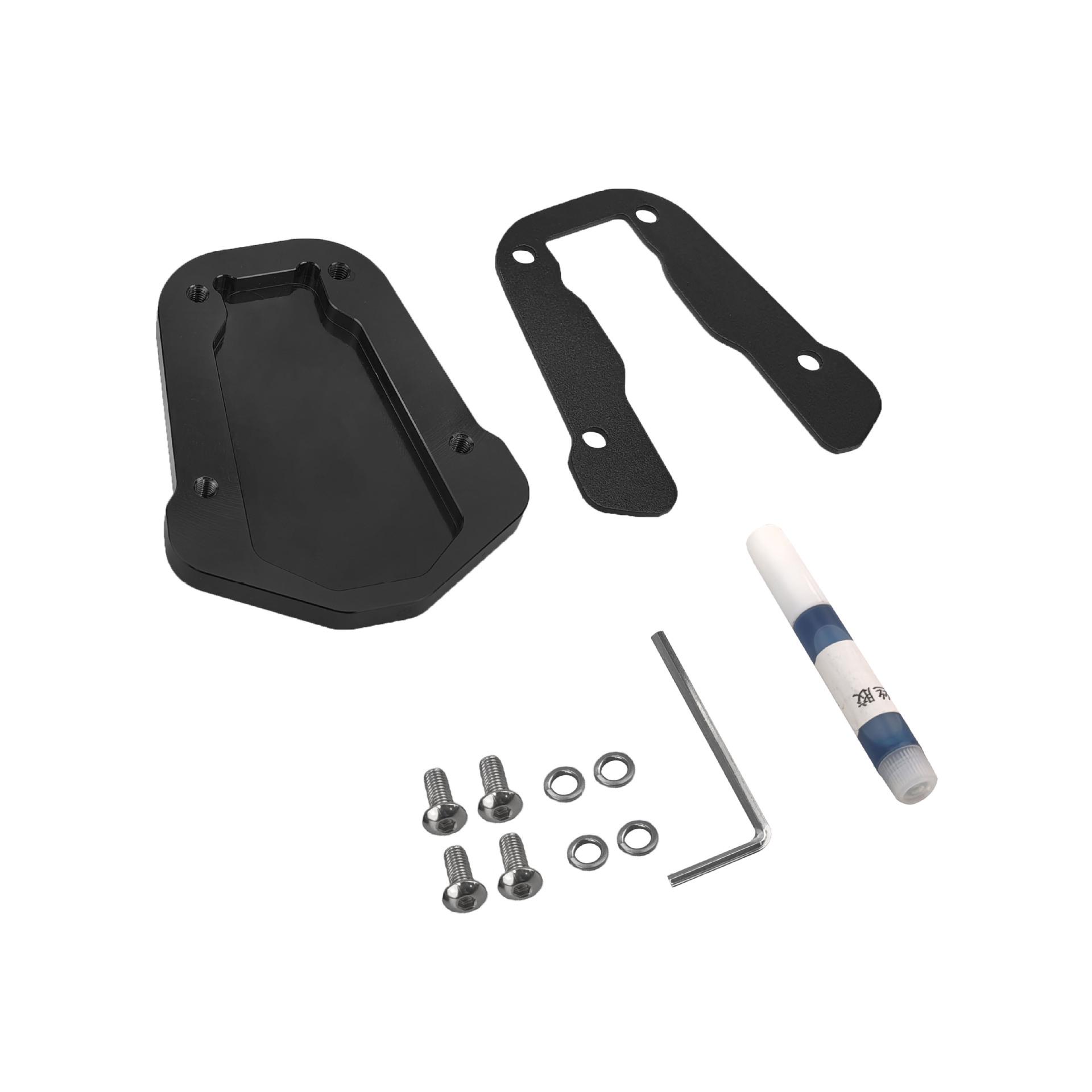 

Honda CRF300L Rally Modified Side Stand Enlarged Base Anti-slip Pad Accessory чёрный