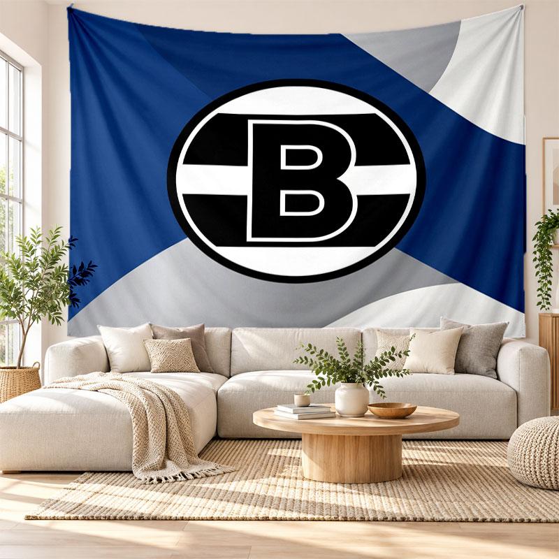 Borussia Mönchengladbach Wall Tapestry, Soft Fabric Wall Hanging, Decorative Backdrop For Bedroom Home Wall Art