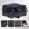 120L Portable Sports Bag Black Hand-held Fitness Travel Backpack