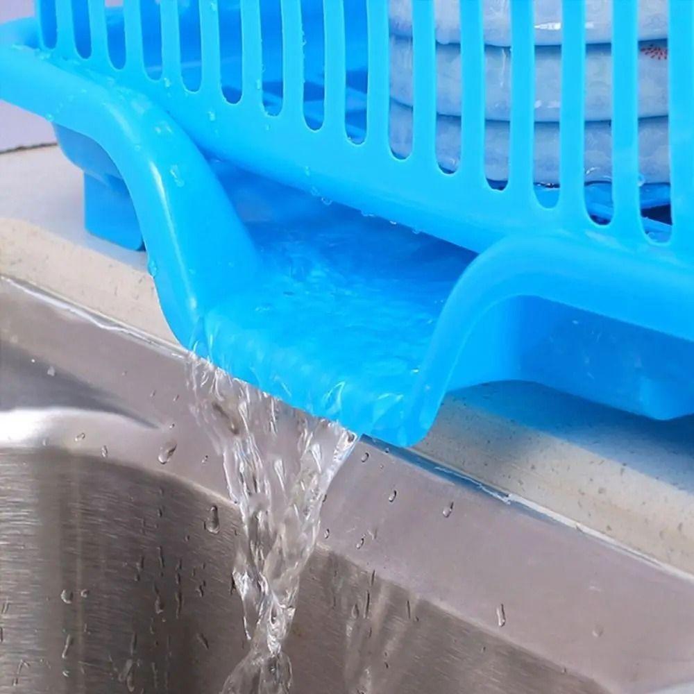 Durable Utensils Drainer Rack Square Storage Basket Drain Bowl Rack Dish Drying Rack  Spoons