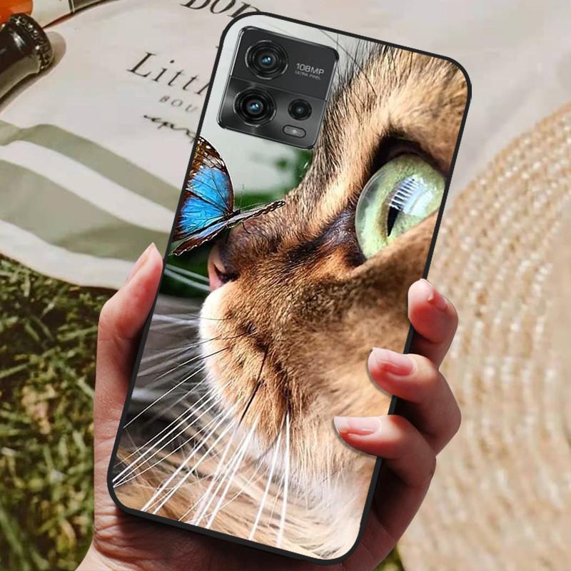 Pro pouzdro Motorola Moto G72 G 72 Nárazuvzdorné pouzdro na telefon Silikonový zadní kryt Nárazník Pro Moto G72 MotoG72 Měkké TPU Ochranná pouzdra