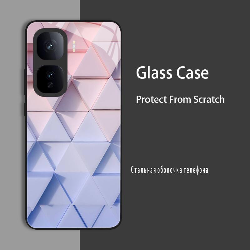 For Vivo IQOO Neo 10 Pro Neo10 Case Cover Tempered Glass Case Hard CoqueBumper For iQOO Z9 Turbo Z9S Pro Z9X Protect Case
