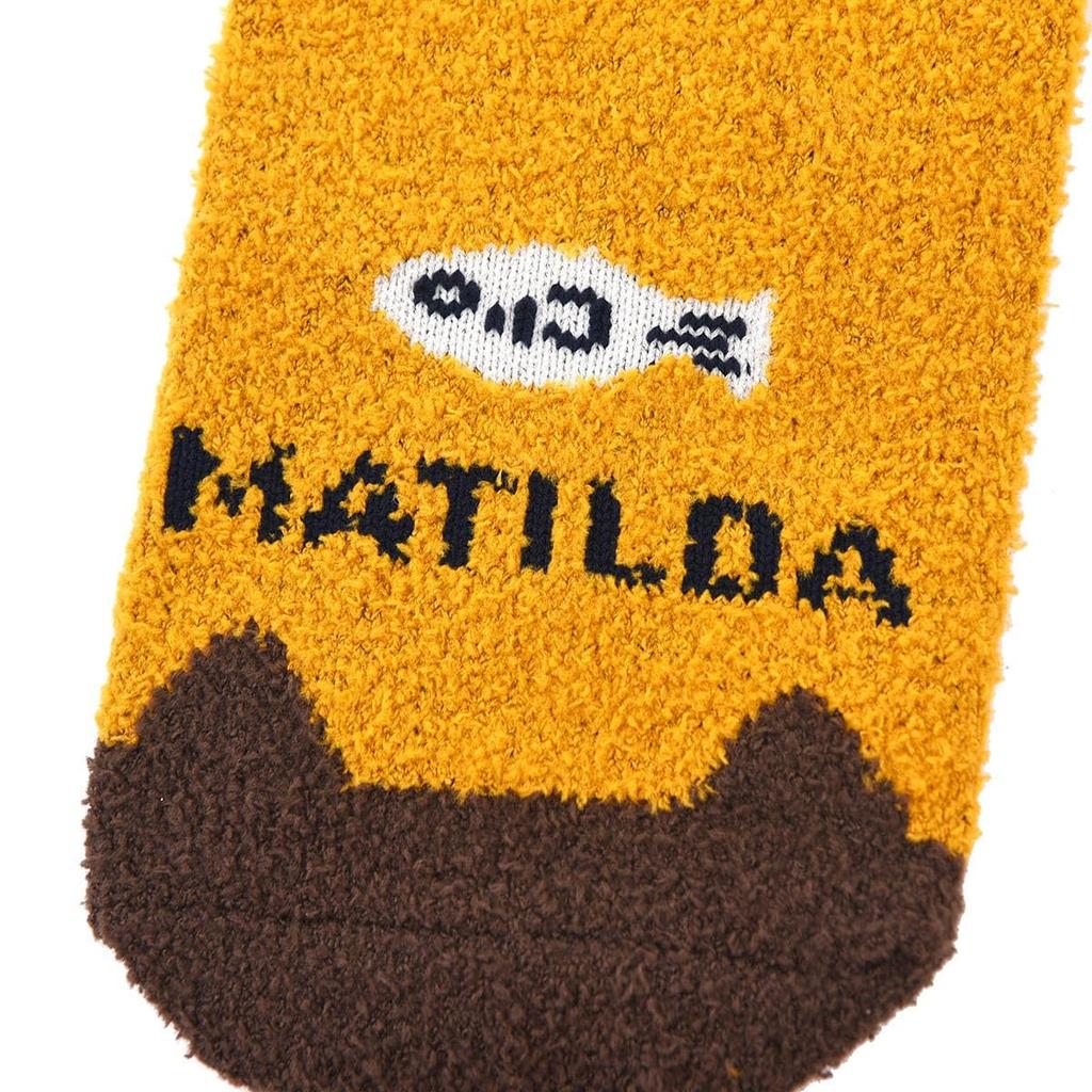 Chaussettes bouclées élégantes et mignonnes pour présenter une Matilda Parfait pour la crèche Produit femme, imprimé. enseignants. code 23-6724 (#1/MU Moutarde).
