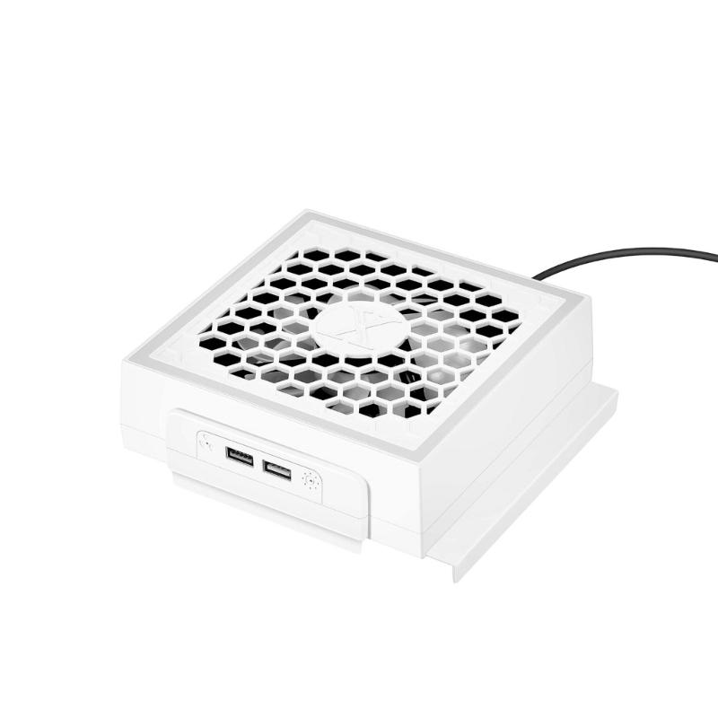 Console Cooling Fan for Series Cooling System with 2 USB Port & Light 3 Speed Adjustable Low Noise Cooling Fan