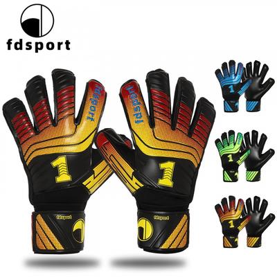 Professionelle Torwarthandschuhe Mit Fingerschutz Atmungsaktiv Anti-Rutsch Latex-Handfläche Fußballtraining