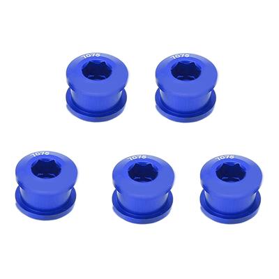 5 pernos de plato único de aleación de aluminio, ultraligeros, para bicicleta de carretera y montaña.