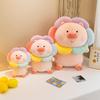 Cute Rainbow Pig Plush Toy Doll Soft Bed Companion Stuffed Animal Pillow Gift