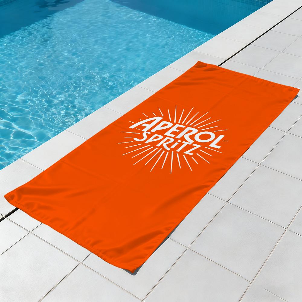 Arte arancione A-AperolS Asciugamano da Spiaggia Asciugatura Rapida Morbido Asciugamani da Piscina Regalo per S-Spritzs-S Viaggio Palestra Doccia Campeggio sport