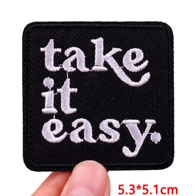 Jackets Diy Cartoon Patch Letter Embroidery Patch Iron On Patches For Clothing Thermoadhesive Patches On Clothes Sew Stickers