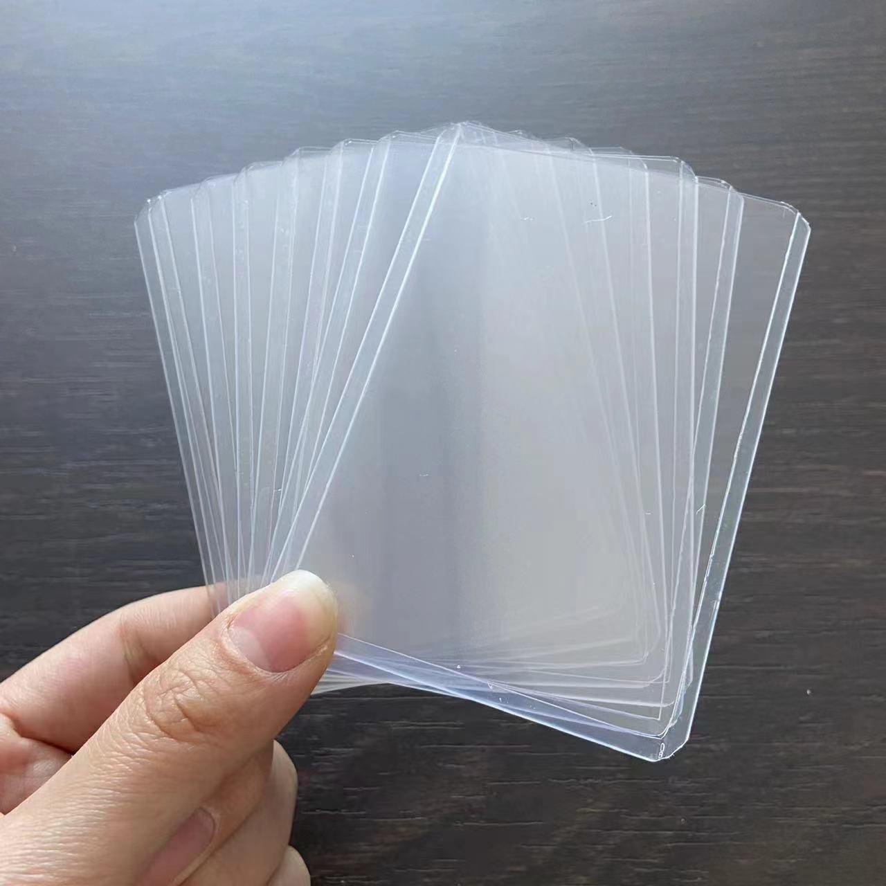 

Корейские протекторы для попкорн-карт высокой прозрачности - 20 микрон плоская защитная пленка для маленьких карт