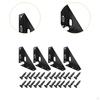 4x Heavy Duty Gusset Joints Bracket Corner Brace Angle Support Brackets with Screw Shelf