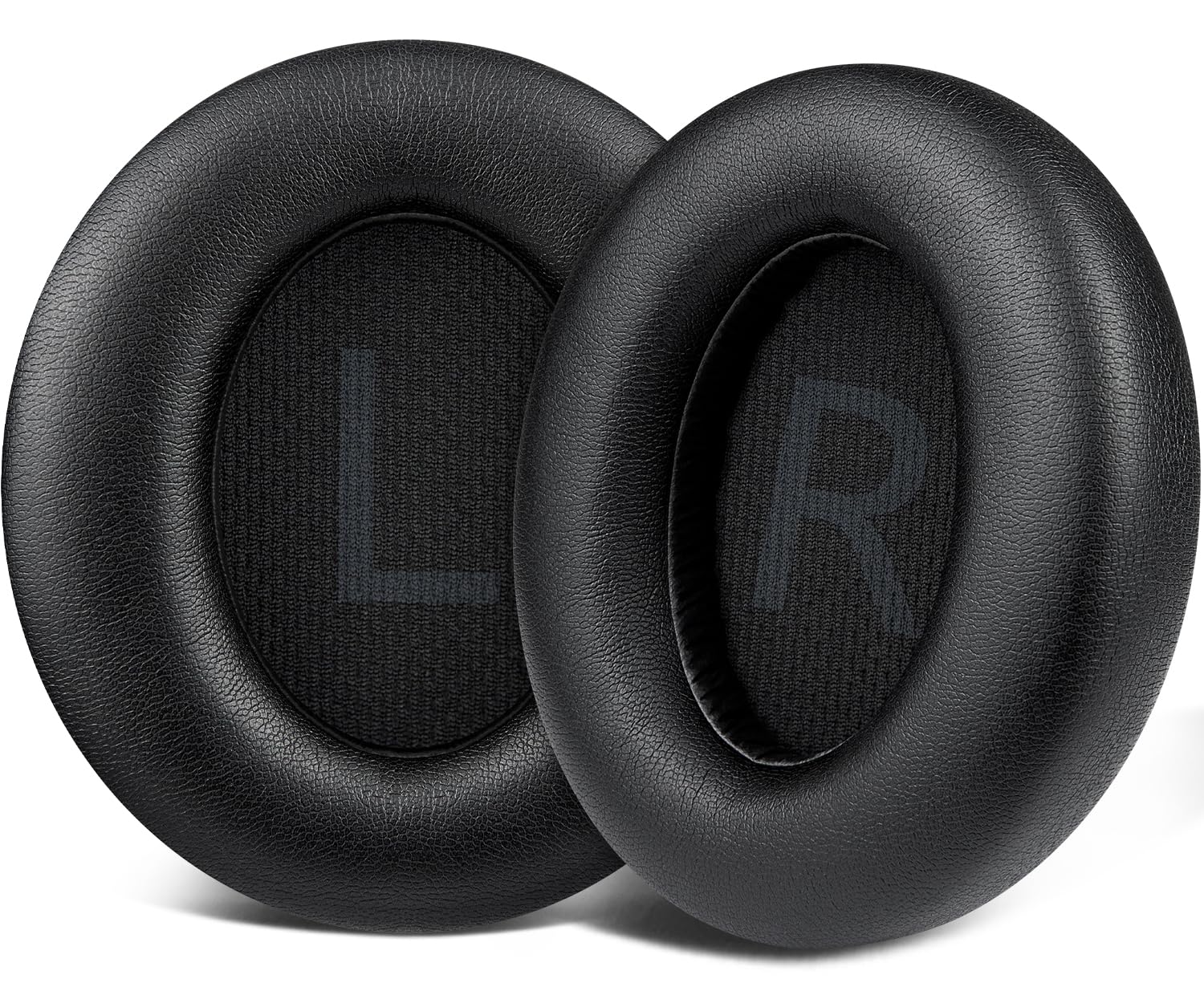 

SOULWIT Ear Pads Ear Cushions Compatible with Anker Sound-core Space Q45 Soft Protein Leather Ear Cups Noise Isolating Foam Head Pads - Black