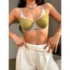 Vintage Splice Sada spodního prádla Sexy Ultratenká Krajka Květiny Výšivka Sada podprsenky Ženy Prodyšné Intimní prádlo Lingerie Francouzská Romantická