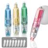 New for Summer - Retractable White Correction Tape, Cute Pen-Shaped Applicator for Easy Use, Instantly Correct Mistakes